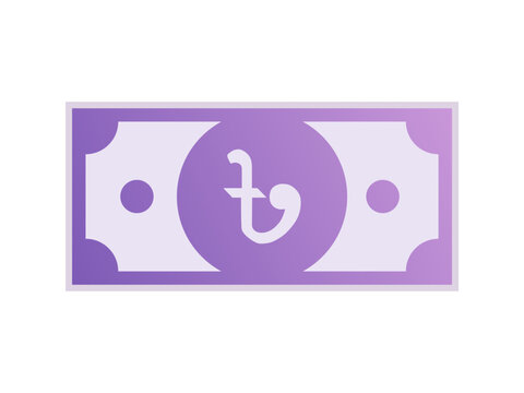 Financial Banknote with Taka Sign. Bangladeshi currency symbol. Money, Finance, Commercial, Business concept currency illustration.