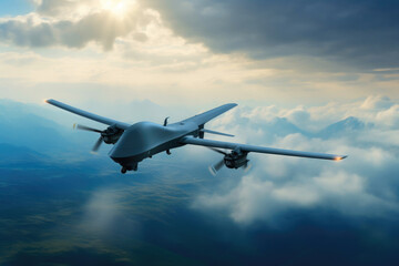 Fototapeta na wymiar Strategic Aerial Surveillance Drone