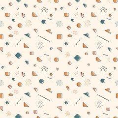 Seamless Geometric Pattern Background.