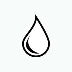 Droplet Icon. Splash,  Symbol Drop of Liquid.