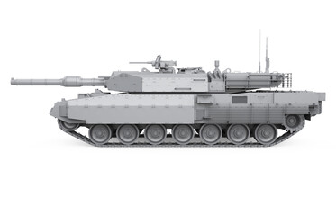 Military Tank Isolated