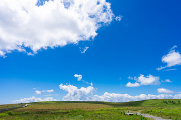Fototapeta premium 長野県の美ヶ原高原