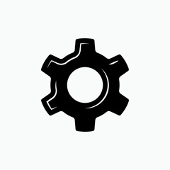 Gear Icon. Setting, Cog Symbol for Design and Websites, Presentation or Application – Vector.