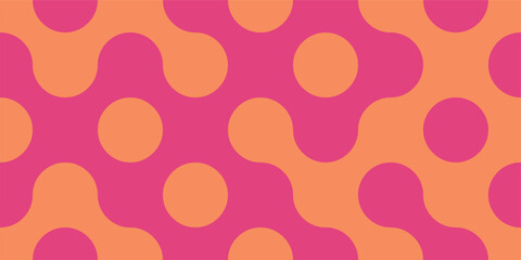 Pink  illustration, composed of wavy lines. Geometric vector background wavy formes design for your business.