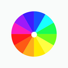 Obraz premium Hue of Color. Kinds of Colour Separation.