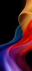 Naklejka premium Abstract background for iPhone made with Ai generative technology