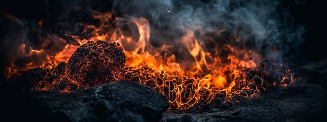 flame, fire, heat, blaze, inferno, combustion, warmth, ignite, ember, inferno, torch, bonfire, furnace, incinerate, scorch, wildfire, conflagration, arson, hearth, spark, flare, combustion, incendiary - obrazy, fototapety, plakaty