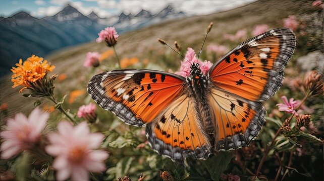 Understanding Mountain Butterfly Behavior, Generative AI