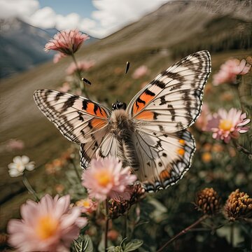 Chasing the Colors of Mountain Butterflies, Generative AI