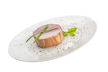 Bacon with vegetables