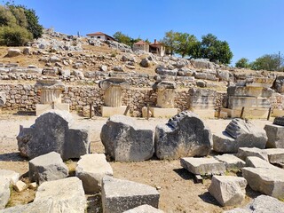 Letoon - the ancient sanctuary of the goddess Leto, as well as her twin children Apollo and Artemis. Located in the Turkish province of Mugla.