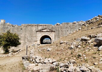 Letoon - the ancient sanctuary of the goddess Leto, as well as her twin children Apollo and Artemis. Located in the Turkish province of Mugla.