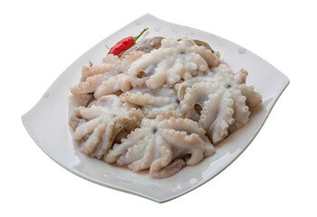Raw octopus