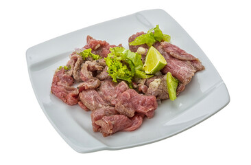 Beef carpaccio