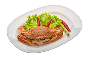 Boiled crab