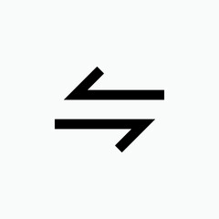 Switch Arrow Icon. Shuffle Symbol – Vector.