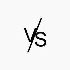 Versus Icon. VS, Battle. Rivality Symbol - Vector.