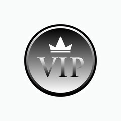 VIP Emblem. Very Important Person. Priority Symbol for Design Elements, Websites, Presentation and Application - Vector.        
