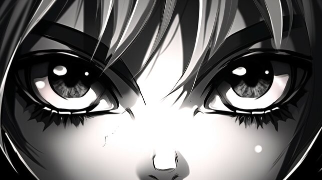 Black And White Library Anime Clipart Anime Face - Anime Face