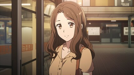 Anime Chestnut-Brown Hair, Warm Brown Eyes, and the Exhilaration of Popularity. Watch as Compliments Shower Her, Invitations Pile Up, and Confidence Blossoms.