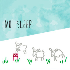 No sleep, Illustration