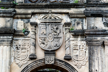 Entrance gate of Fort Santiago, Intamuros, Manila, Philippines, Asia