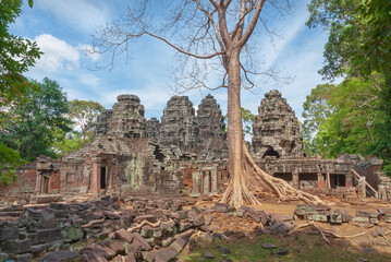 Ruins of the ancient temples of Angkor