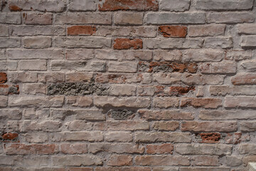 Old brick wall texture. Grunge concrete background