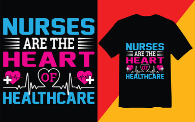 Nurse T-shirt Design Vectors