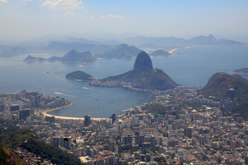 Beautiful cityscape of Rio de Janeiro city, Brazil
