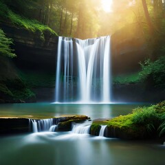 waterfall in the forest