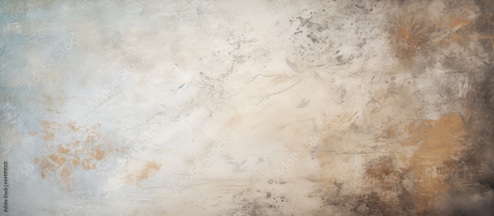 Poster Damaged surface with white marks and dirt on old background Isolated for text isolated pastel background Copy space