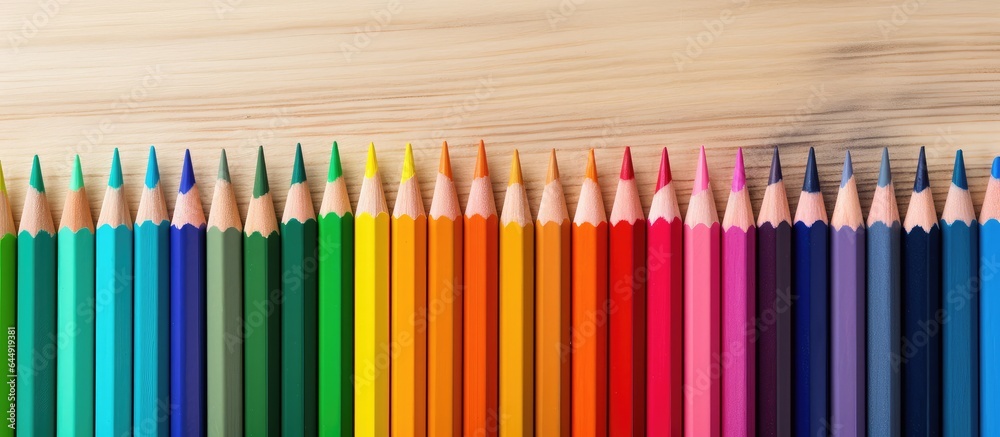 Aufkleber writing tool isolated pastel background copy space