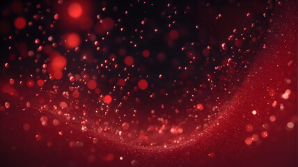 vibrant red glitter background