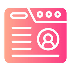 hacking gradient icon