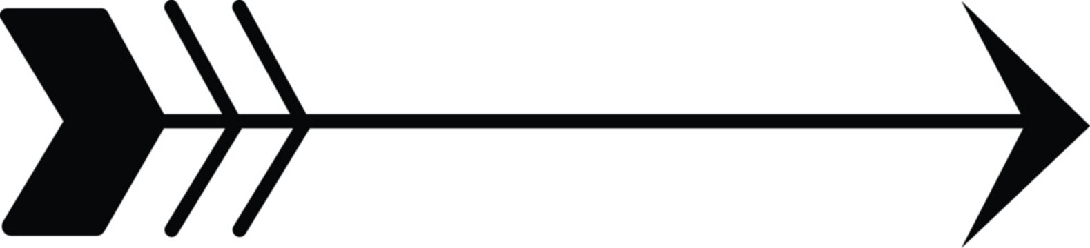recommend clip art: Right arrow icon. Different simple flat black style arrow icon isolated on white background. Straight pointed arrow icon. Black arrow pointing to the right. Black direction pointer.