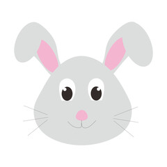 illustration head&face rabbit
