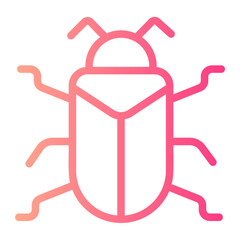 bug gradient icon