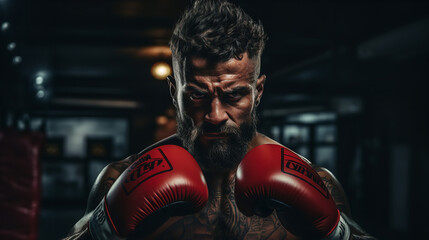 portrait of a boxer