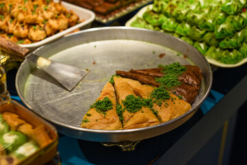 Turkish Delights and sweets made of honey and nuts