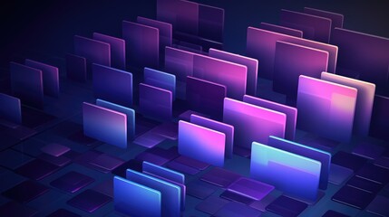 Display of quotes pricing graph visualization. Financial statistic analysis on dark background with growing financial charts. Stock analyzing. Price chart bars.