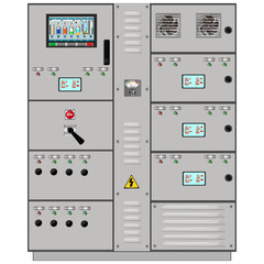 Control Panel. Production control panel and control of computer devices. Touchpad. 