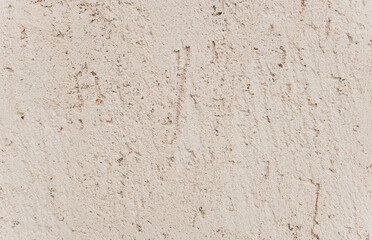 Wall with the application of concrete preparations for finishing putty. textural composition.