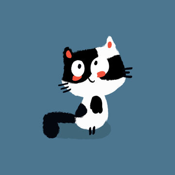 Cute Cat cartoon vector illustration