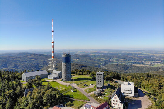 Luftbild Gro&szlig;er Inselsberg im Th&uuml;ringer Wald