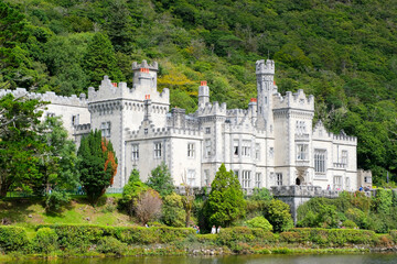 Famous Kyle More abbey and Garden in northern Ireland, Europe