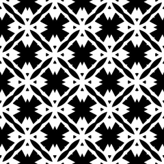 White background with black pattern. Seamless texture for fashion, textile design,  on wall paper, wrapping paper, fabrics and home decor. Simple repeat pattern.