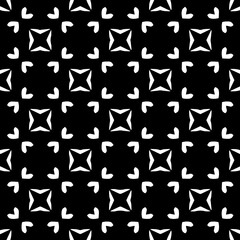 Fototapeta na wymiar White background with black pattern. Seamless texture for fashion, textile design, on wall paper, wrapping paper, fabrics and home decor. Simple repeat pattern.