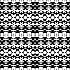White background with black pattern. Seamless texture for fashion, textile design,  on wall paper, wrapping paper, fabrics and home decor. Simple repeat pattern.