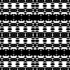 White background with black pattern. Seamless texture for fashion, textile design,  on wall paper, wrapping paper, fabrics and home decor. Simple repeat pattern.